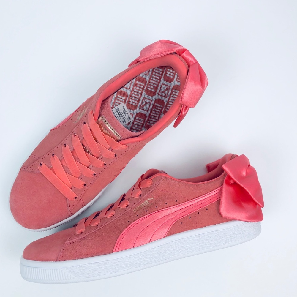 Puma Bow Sneaker , shell pink , size 7.5